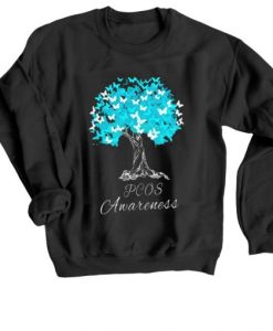 PCOS Awareness BlackSweatshirt