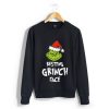 Resting Grinch Face Black Sweatshirt