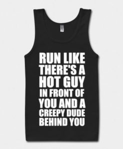 Run Hot Guy Unisex Tank Top