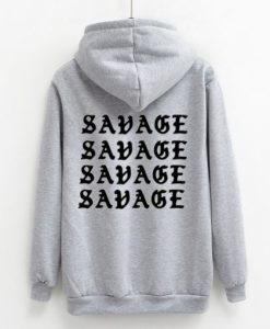 Savage Hoodie Back