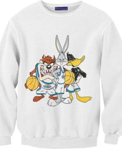 Space Jam White Sweatshirt