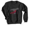 T-rex Female Eclectus Black Sweatshirt