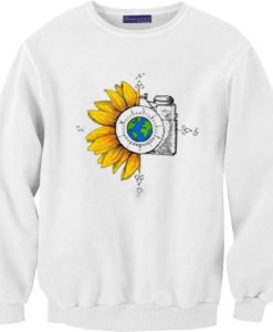 Wanderlust Sunflower Unisex Sweatshirt