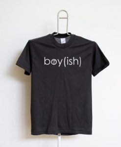 black Boyish black t-shirt