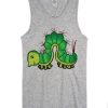 funny animal unisex grey tank top