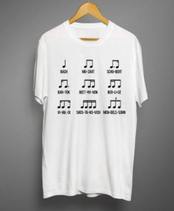 Composers Rhythm Music T-Shirt