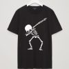 Dabbing Skeleton Black Tee