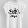 Daddy’s Little Angel White tee