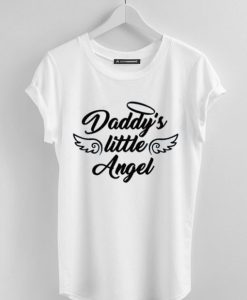 Daddy’s Little Angel White tee