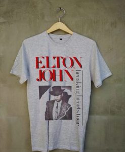 Elton John Breaking Hearts greyT Shirt