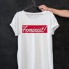 Feminist white tshirt