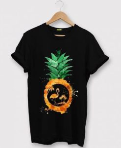 Flamingo Pineapple t shirt