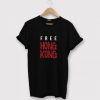 Free Hong Kong black t shirt