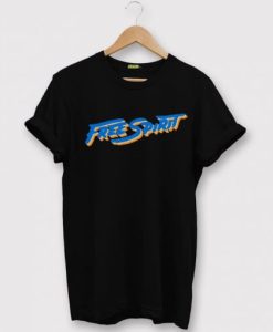 Free Spirit Logo Unisex Black T shirt