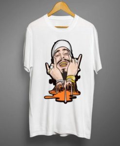 Novelty Graphic Post Malone Tee Shirt