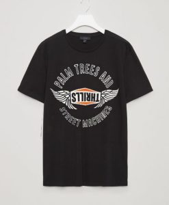 Palm trees and street machines T-shirt