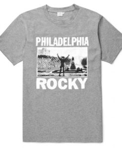 Philadelphia Rocky grey T Shirt