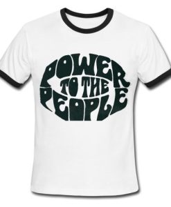 Power To The People Ringer Tee