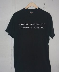 RABGAFBAN City BlackT-shirt