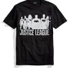 Silhouettes DC Comics Justice League Men’s Graphic Black T-Shirt