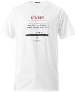 Stussy 1980 white Tee