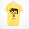 Stussy LS World Tour Yellow Tee