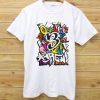 Summer Steet wear Men Graffiti T Shirt