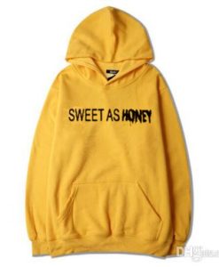 Sweet As Honey yellow hoodie