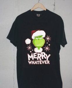 The Grinch Marry Whatever Black Tshirt