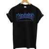 Thrasher Blue flame black T-shirt