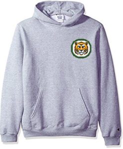 Tiger Logo Hoodie Grey