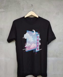 Vaporwave Aesthetic BlackT Shirt