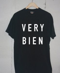 Very Bien Black tshirt