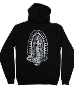 Virgin Mary Hoodie Back