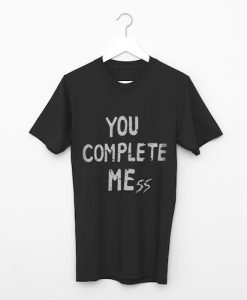 You Complete Me Black Tee