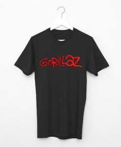 Gorillaz Unisex adult blackT shirt