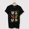 Ho Ho Ho Merry The Grinch Christmast Black Tshirt