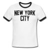 New York City Ringer T Shirt