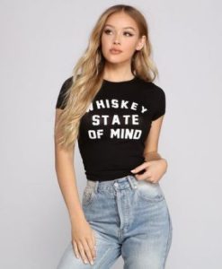 Whiskey State Of Mind t shirt