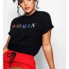 Woman Rainbow graphic t shirt