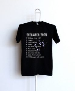 10 Things about December born T Shirt