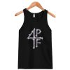 4PF Rhine Stone Logo Black Tank Top