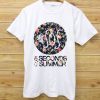 5 Sos floral logo T Shirt