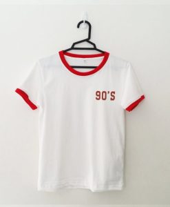 90s pocket tee ringer tshirt