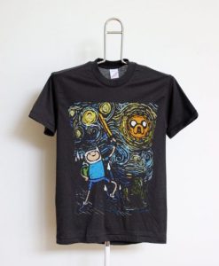 Adventure Time Art Starry Night T Shirt