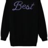 Best black back sweatshirt