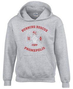 Burning Rescue FDPP Grey Hoodie