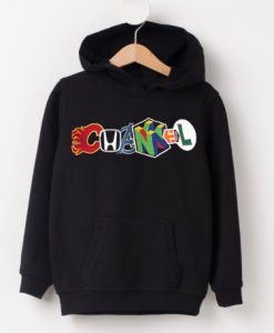 Channel Unique Logo Black hoodie