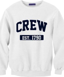 Crew Est 1790 white Sweatshirt