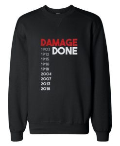 Damage Done Boston Red Sox Unisex Black Sweatshirt